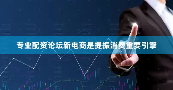 专业配资论坛新电商是提振消费重要引擎